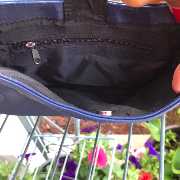 Girls blue purse evening bag - Picture 6 of 7